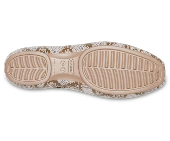Crocs Flats Crocs Sloane Graphic Flat Mushroom 8211 Women