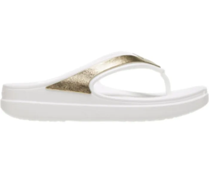 Crocs FlipFlops Crocs Sloane Shine Wedge Flip White 8211 Women