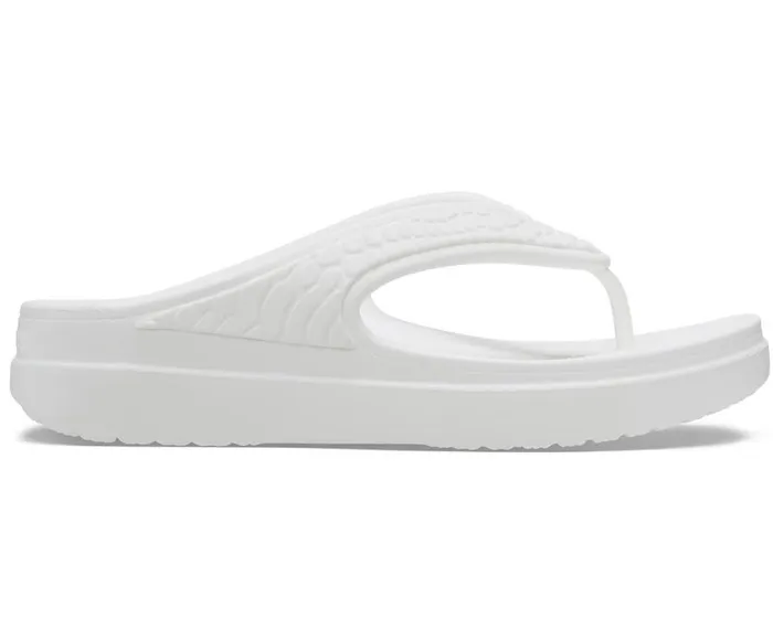 Crocs FlipFlops Crocs Sloane Snake Wedge Flip White 8211 Women