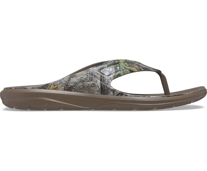 Crocs FlipFlops Swiftwater Realtree Edge Wave Flip Walnut 8211 Men