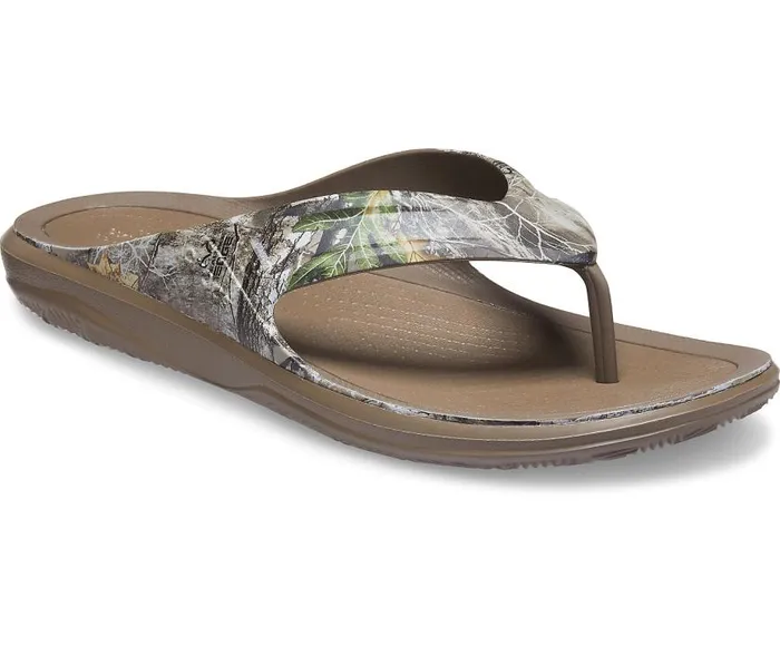 Crocs FlipFlops Swiftwater Realtree Edge Wave Flip Walnut 8211 Men
