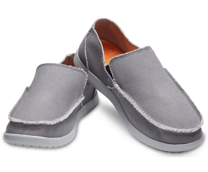 Crocs Loafers Santa Cruz SlipOn Charcoal Light Gray 8211 Men