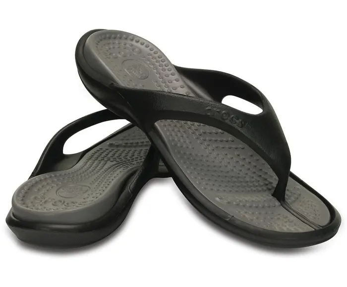 Crocs Sandals Athens Flip Black Smoke 8211 WomenMen
