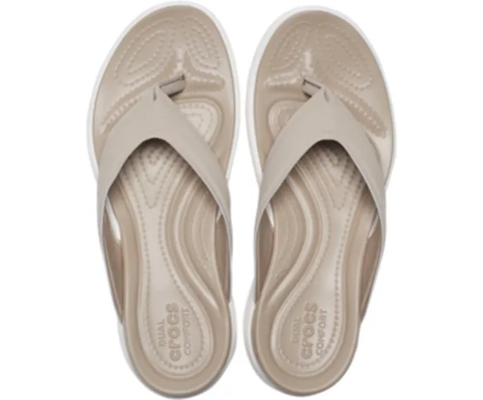 Crocs Sandals Capri V Sporty Flip Cobblestone 8211 Women