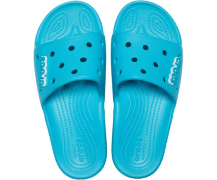 Crocs Sandals Classic Crocs Slide Digital Aqua 8211 WomenMen