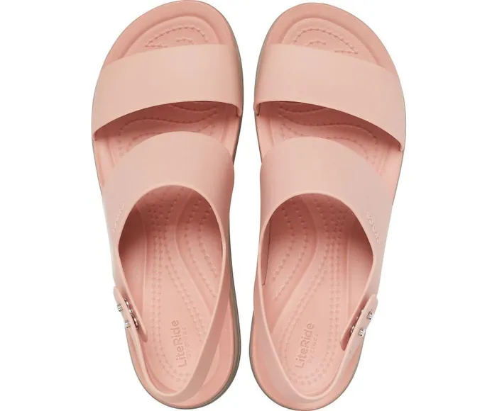 Crocs Sandals Crocs Brooklyn Low Wedge Pale Blush Mushroom 8211 Women
