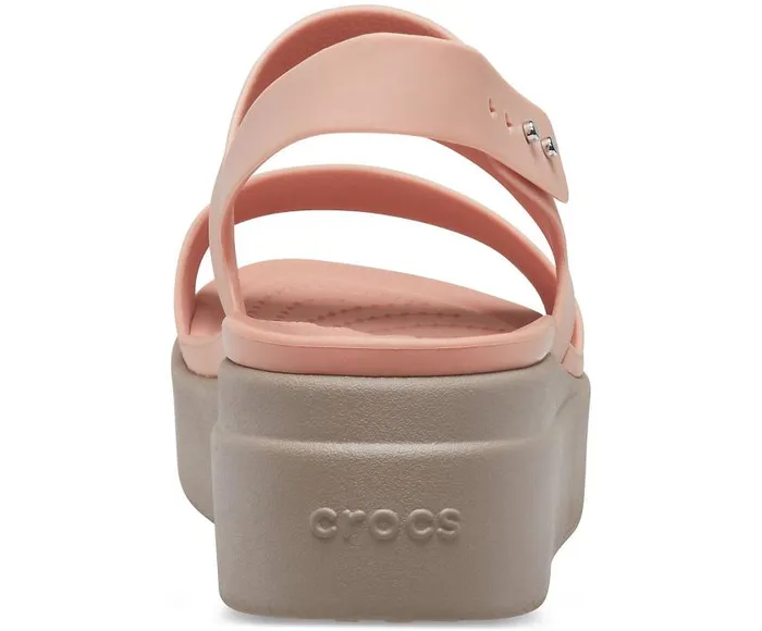 Crocs Sandals Crocs Brooklyn Low Wedge Pale Blush Mushroom 8211 Women