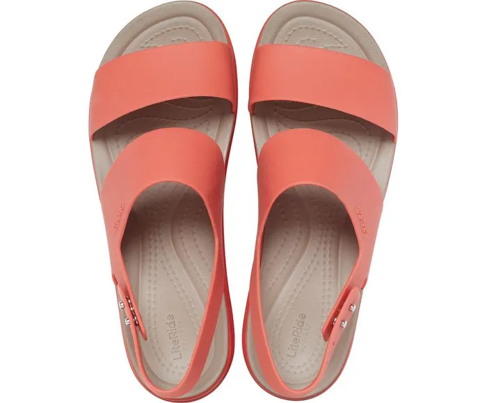 Crocs Sandals Crocs Brooklyn Low Wedge Spicy Orange Spicy Orange 8211 Women