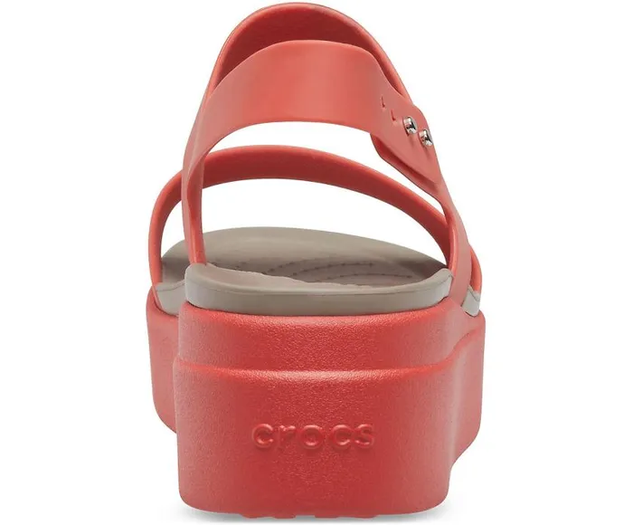 Crocs Sandals Crocs Brooklyn Low Wedge Spicy Orange Spicy Orange 8211 Women