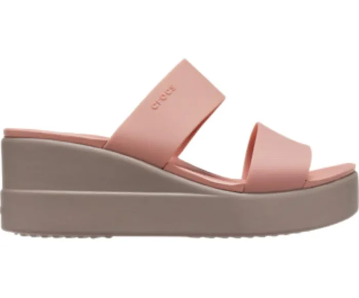 Crocs Sandals Crocs Brooklyn Mid Wedge Pale Blush 8211 Women