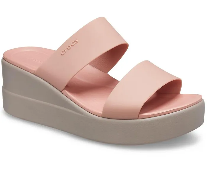 Crocs Sandals Crocs Brooklyn Mid Wedge Pale Blush 8211 Women