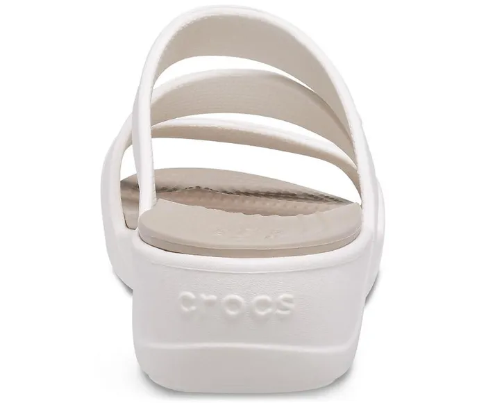 Crocs Sandals Crocs Monterey Strappy Wedge Oyster 8211 Women