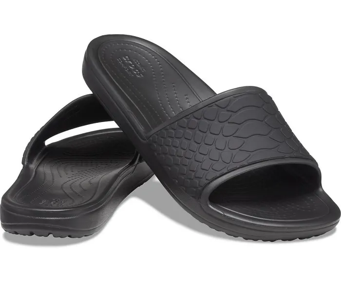 Crocs Sandals Crocs Sloane Snake Low Slide Black 8211 Women