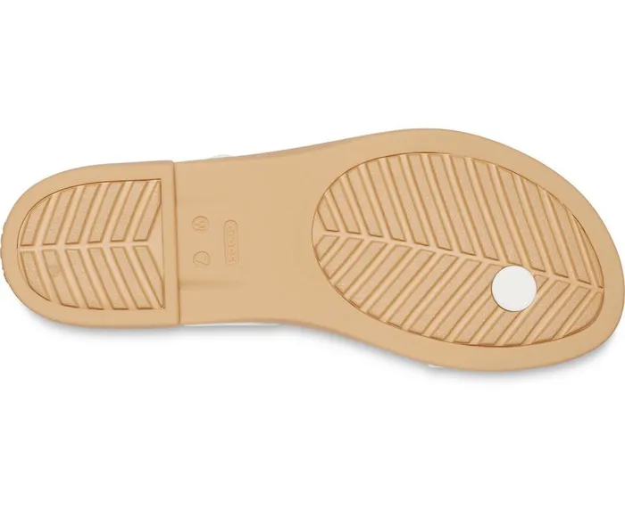 Crocs Sandals Crocs Tulum Toe Post Sandal Oyster Tan 8211 Women