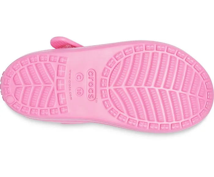 Crocs Sandals Kids039 Classic CrossStrap Charm Sandal Pink Lemonade 8211 Girls