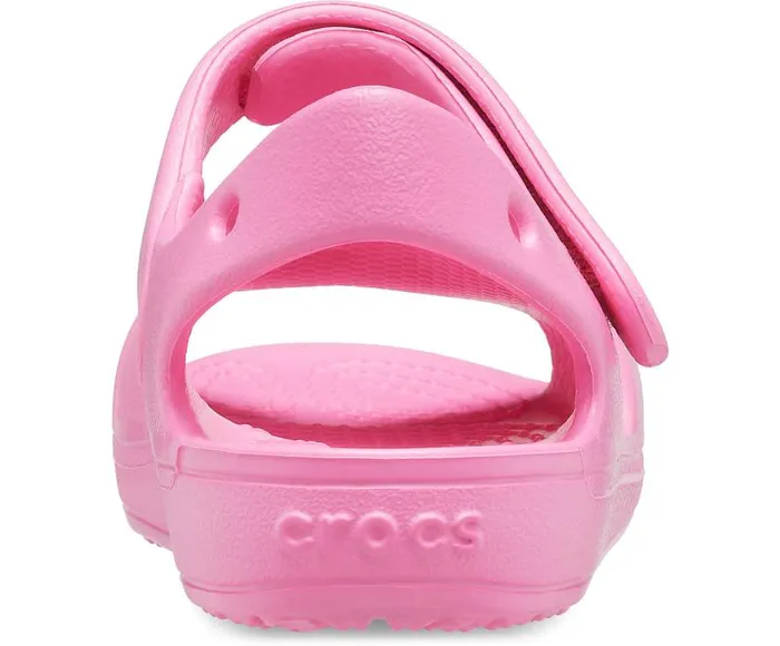 Crocs Sandals Kids039 Classic CrossStrap Charm Sandal Pink Lemonade 8211 Girls