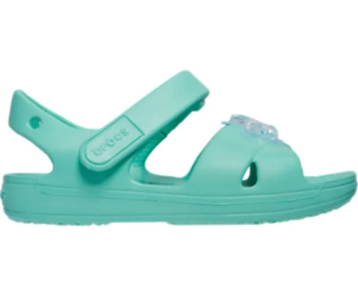 Crocs Sandals Kids039 Classic CrossStrap Charm Sandal Pistachio 8211 Girls