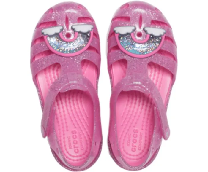 Crocs Sandals Kids039 Crocs Isabella Charm Sandal Pink Lemonade 8211 Girls