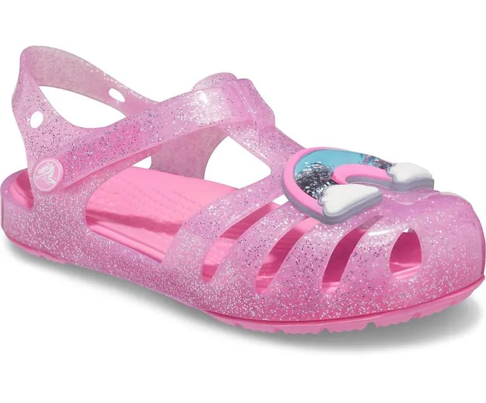 Crocs Sandals Kids039 Crocs Isabella Charm Sandal Pink Lemonade 8211 Girls