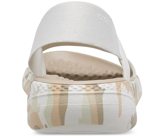 Crocs Sandals LiteRide Printed Camo Stretch Sandal Almost White 8211 Women