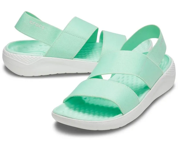 Crocs Sandals LiteRide Stretch Sandal Neo Mint Almost White 8211 Women