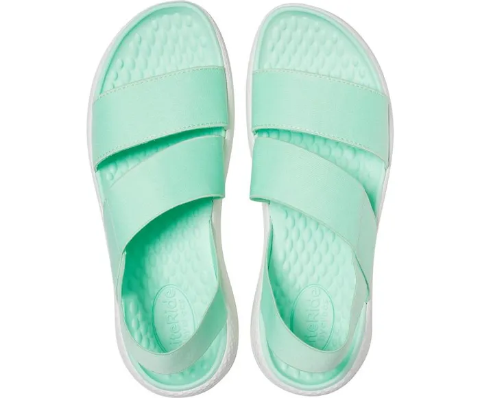 Crocs Sandals LiteRide Stretch Sandal Neo Mint Almost White 8211 Women