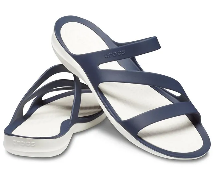 Crocs Sandals Swiftwater Sandal Navy White 8211 Women