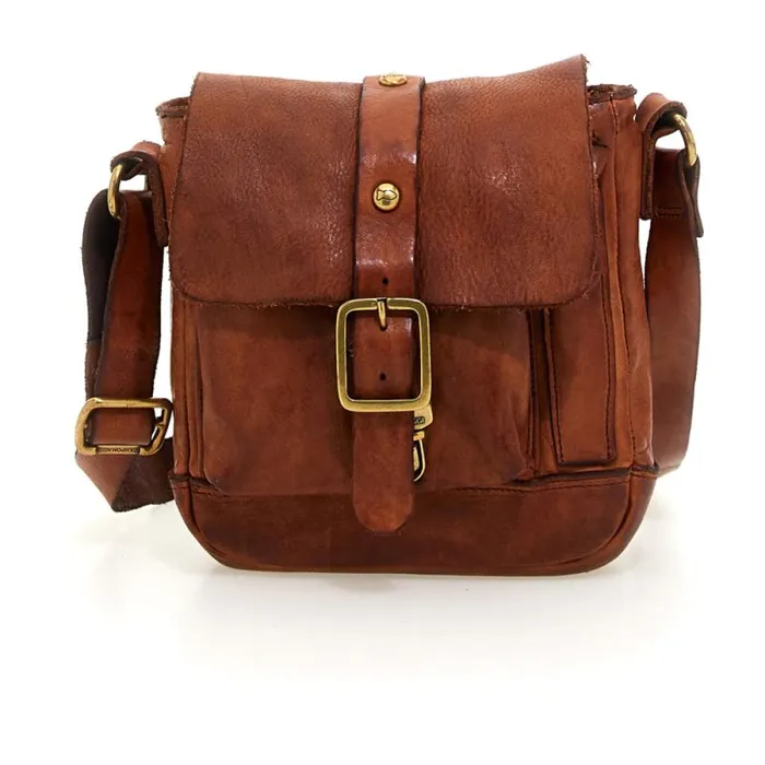 Crossbody Bags Men Campomaggi Berlino Cognac