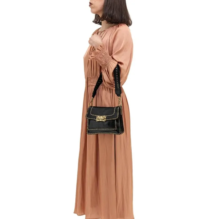 Crossbody Bags Women Campomaggi Agnese Black Crossbody Bags Women Campomaggi Agnese Black