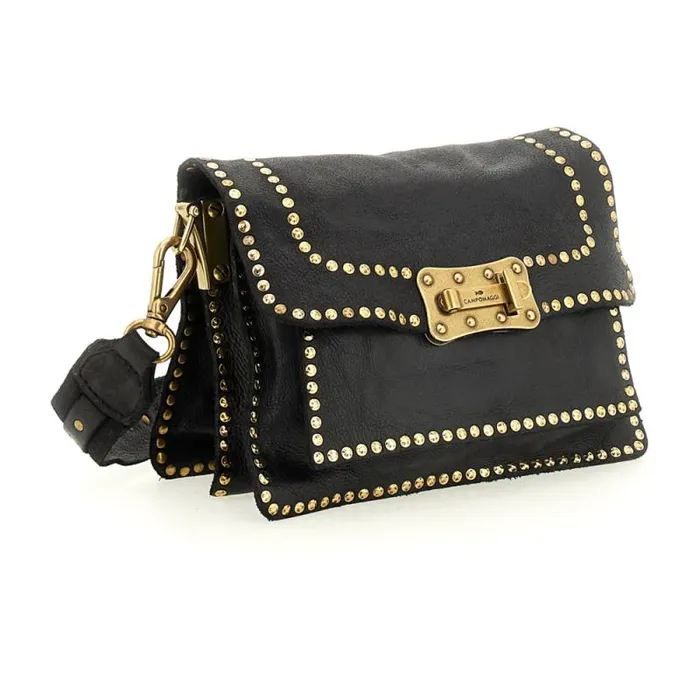 Crossbody Bags Women Campomaggi Agnese Black Crossbody Bags Women Campomaggi Agnese Black