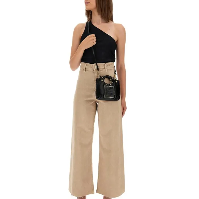 Crossbody Bags Women Campomaggi Hiddenite Black Crossbody Bags Women Campomaggi Hiddenite Black