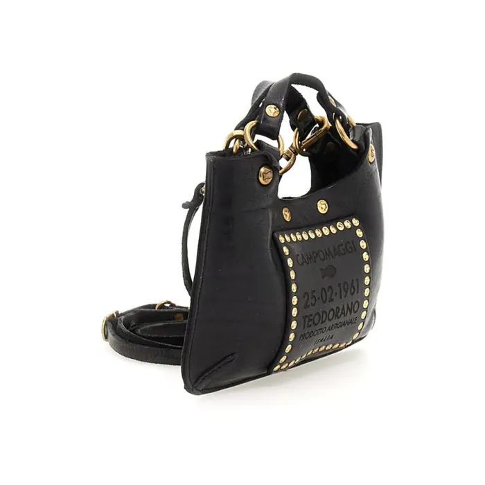 Crossbody Bags Women Campomaggi Hiddenite Black Crossbody Bags Women Campomaggi Hiddenite Black