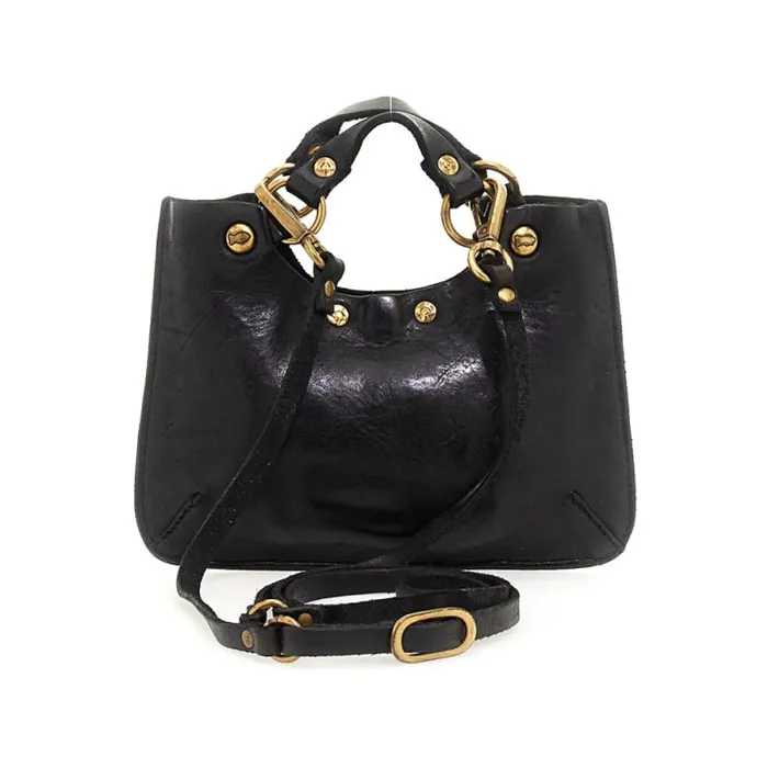 Crossbody Bags Women Campomaggi Hiddenite Black Crossbody Bags Women Campomaggi Hiddenite Black