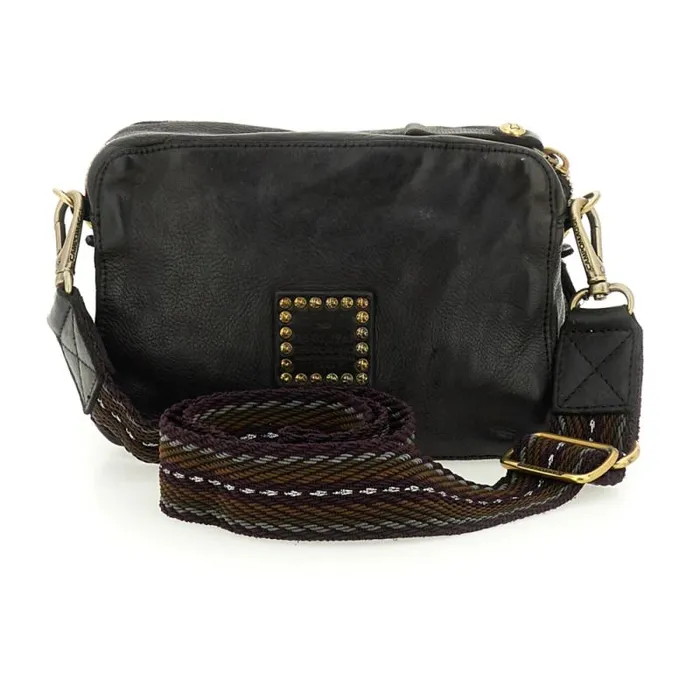 Crossbody Bags Women Campomaggi Kura Black Crossbody Bags Women Campomaggi Kura Black