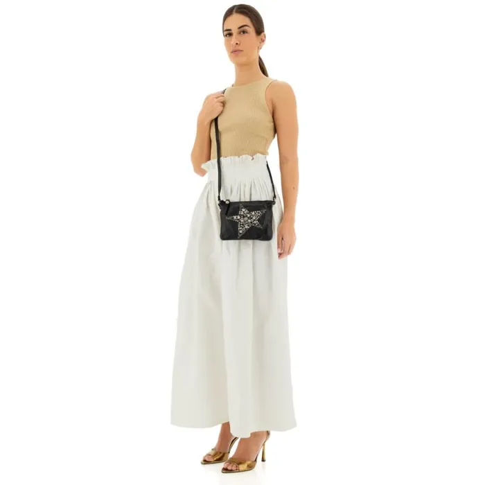 Crossbody Bags Women Campomaggi Stella Alpina Black Crossbody Bags Women Campomaggi Stella Alpina Black