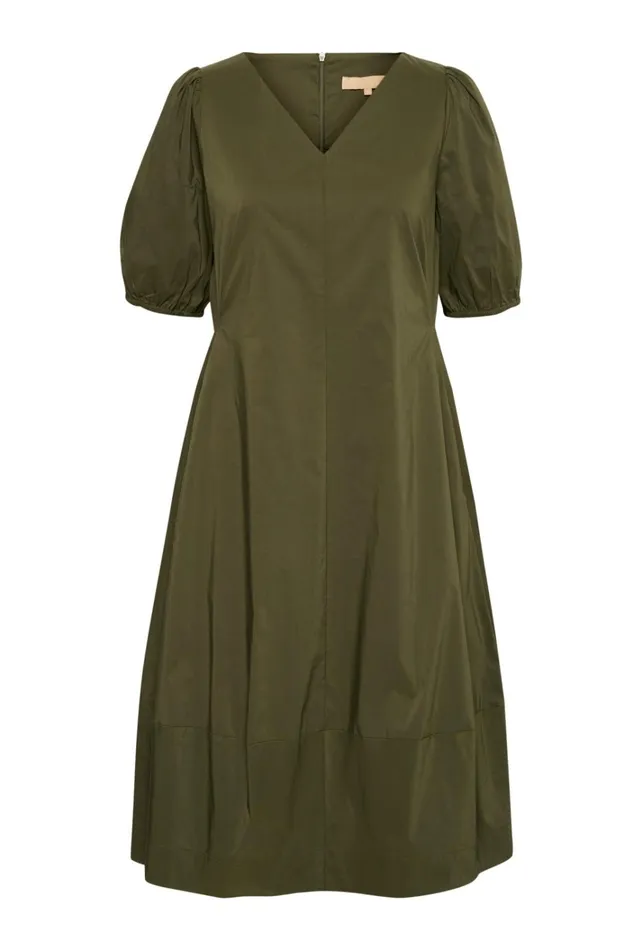 CULTURE Basics CUantoinett Dress Burnt Olive 8211 Women