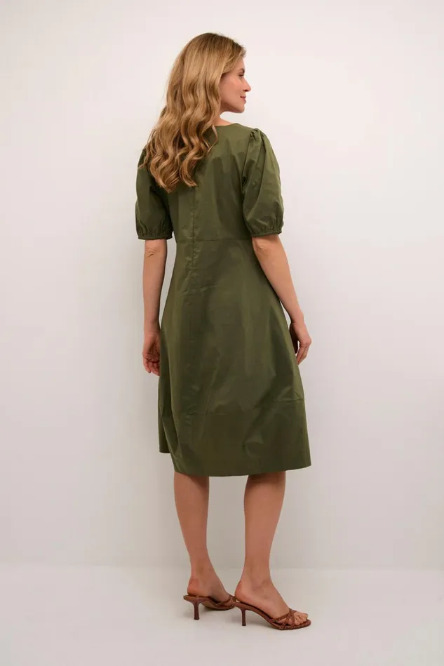 CULTURE Basics CUantoinett Dress Burnt Olive 8211 Women