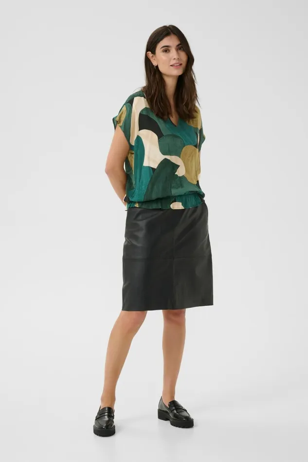 CULTURE Blouses CUdana Blouse Green Art 8211 Women