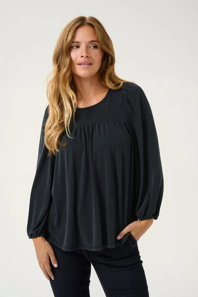 CULTURE Blouses CUdeborah Blouse Black Wash 8211 Women