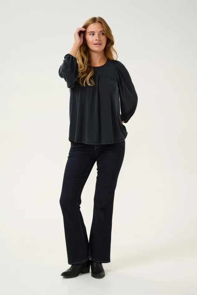 CULTURE Blouses CUdeborah Blouse Black Wash 8211 Women