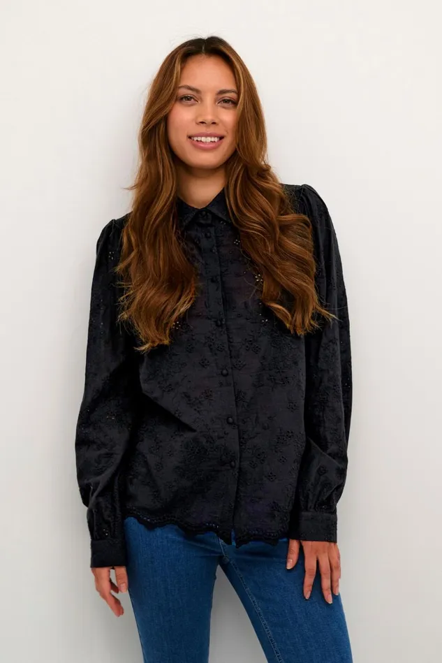 CULTURE Blouses CUdora Blouse With Embroidery 8211 Women