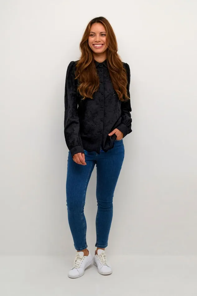 CULTURE Blouses CUdora Blouse With Embroidery 8211 Women
