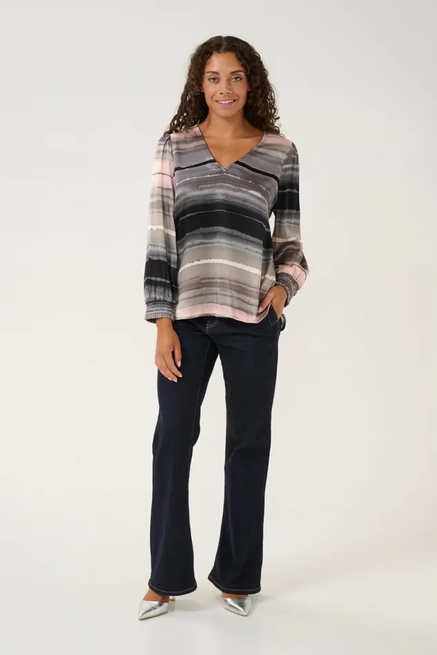 CULTURE Blouses CUibla Blouse Black Stripes 8211 Women