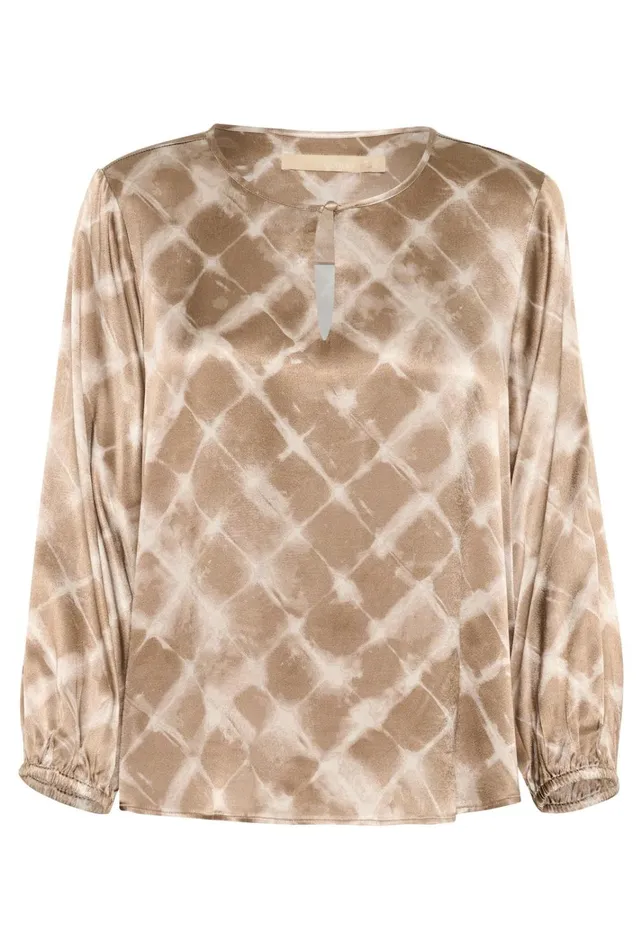 CULTURE Blouses CUjelly Blouse Sand Squares 8211 Women