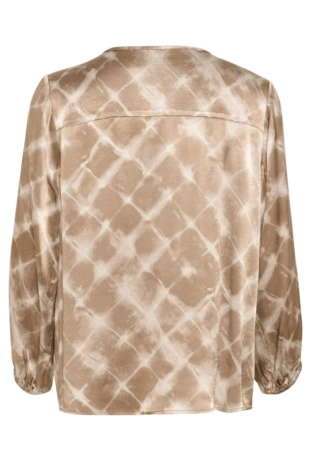 CULTURE Blouses CUjelly Blouse Sand Squares 8211 Women