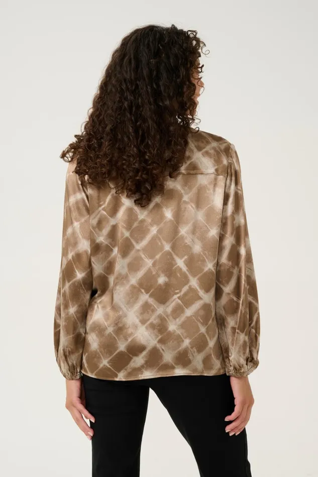 CULTURE Blouses CUjelly Blouse Sand Squares 8211 Women