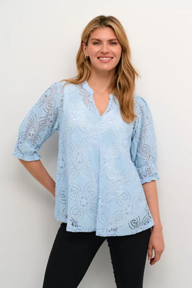 CULTURE Blouses CUolu Blouse Cashmere Blue 8211 Women