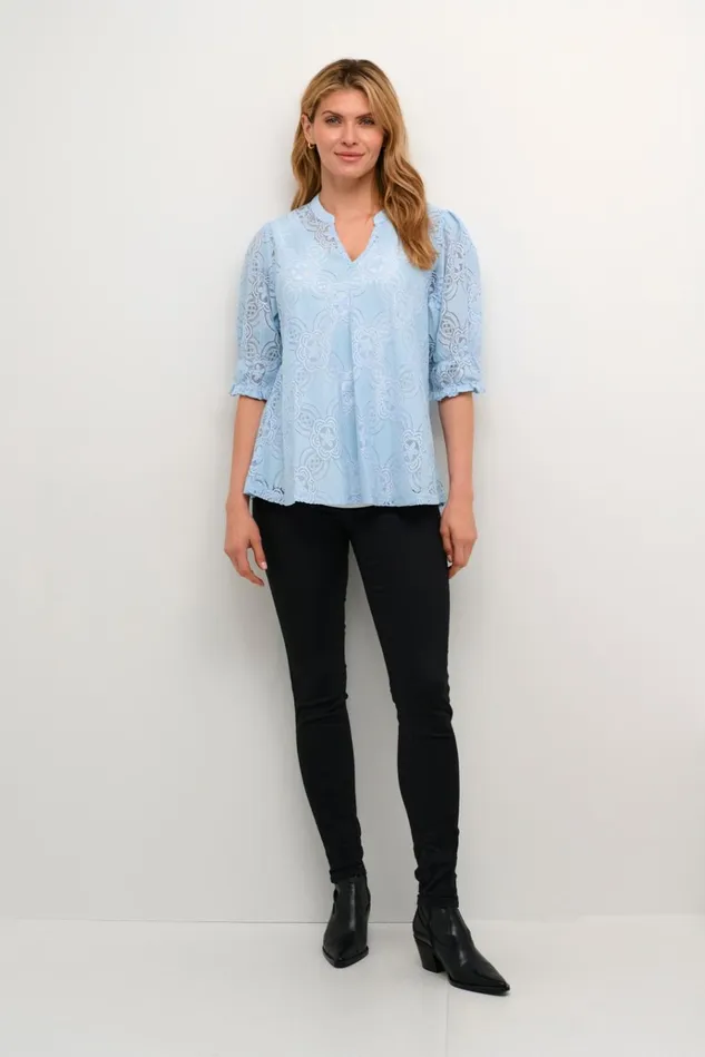 CULTURE Blouses CUolu Blouse Cashmere Blue 8211 Women