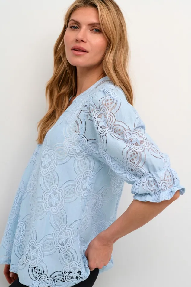 CULTURE Blouses CUolu Blouse Cashmere Blue 8211 Women