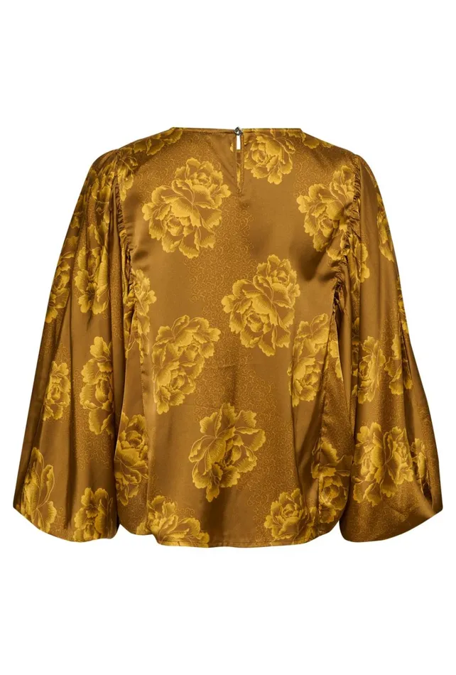 CULTURE Blouses CUrosie Blouse Yellow Flower 8211 Women